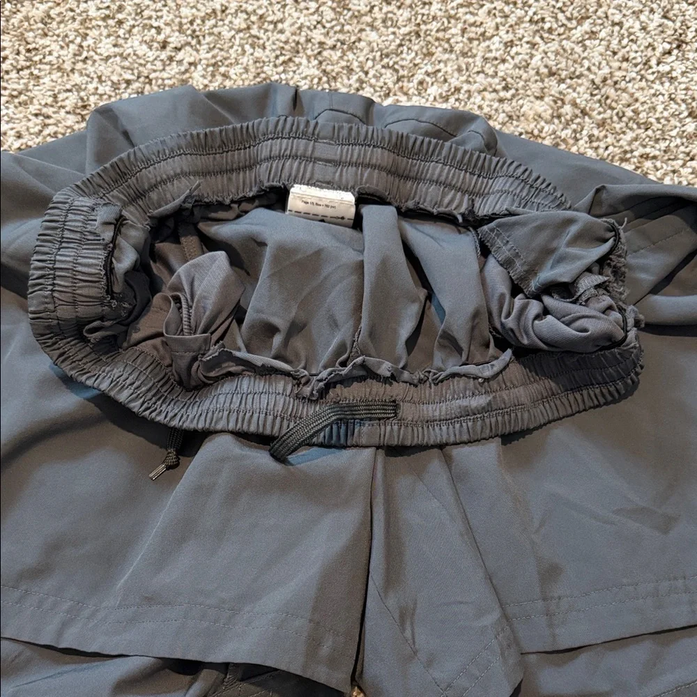 🌿 Adidas Men's Charcoal Athletic Shorts